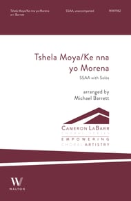 Tshela Moya/Ke nna yo Morena SSAA choral sheet music cover Thumbnail